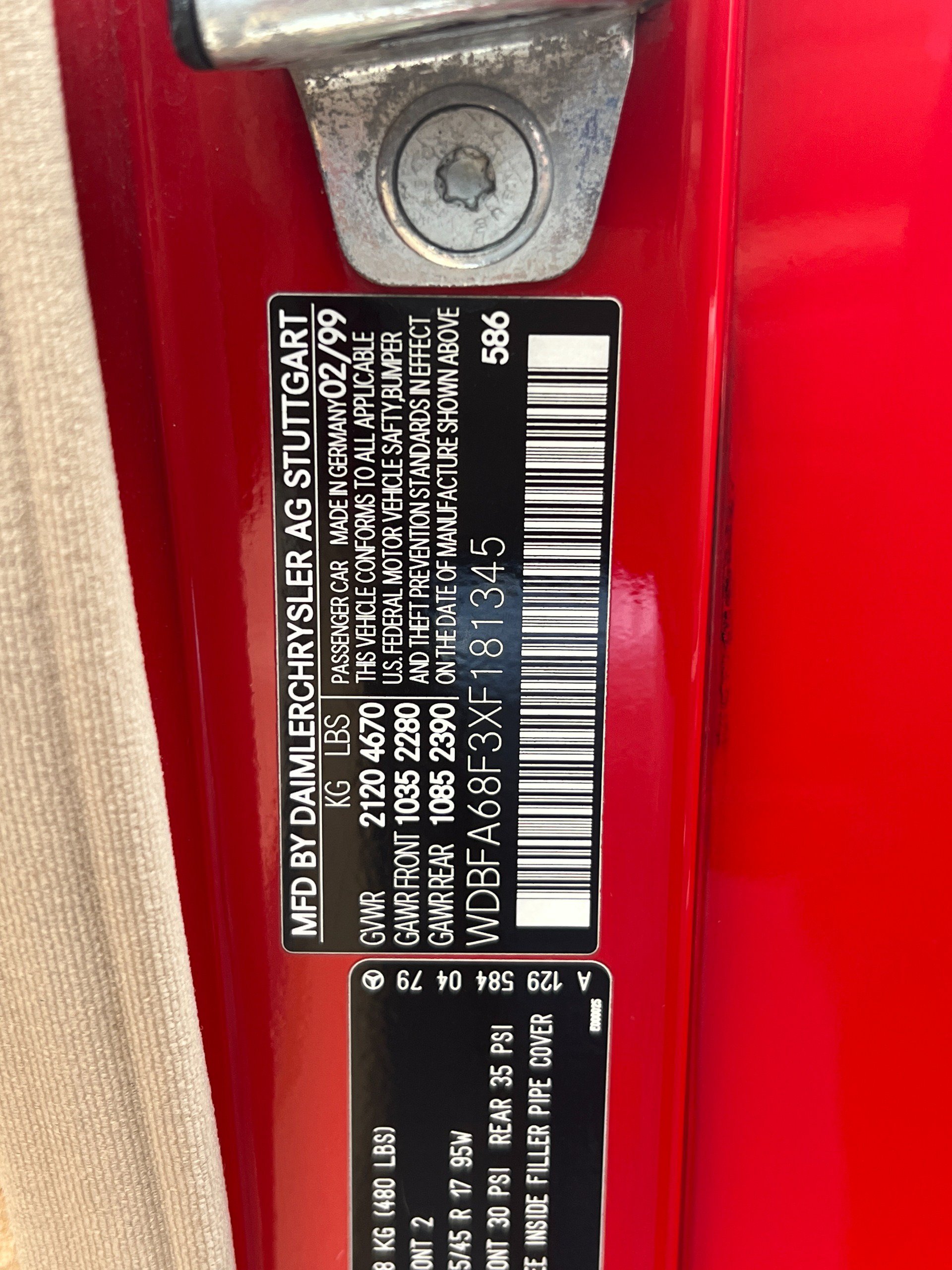 Used 1999 Mercedes-Benz SL 500 image 24