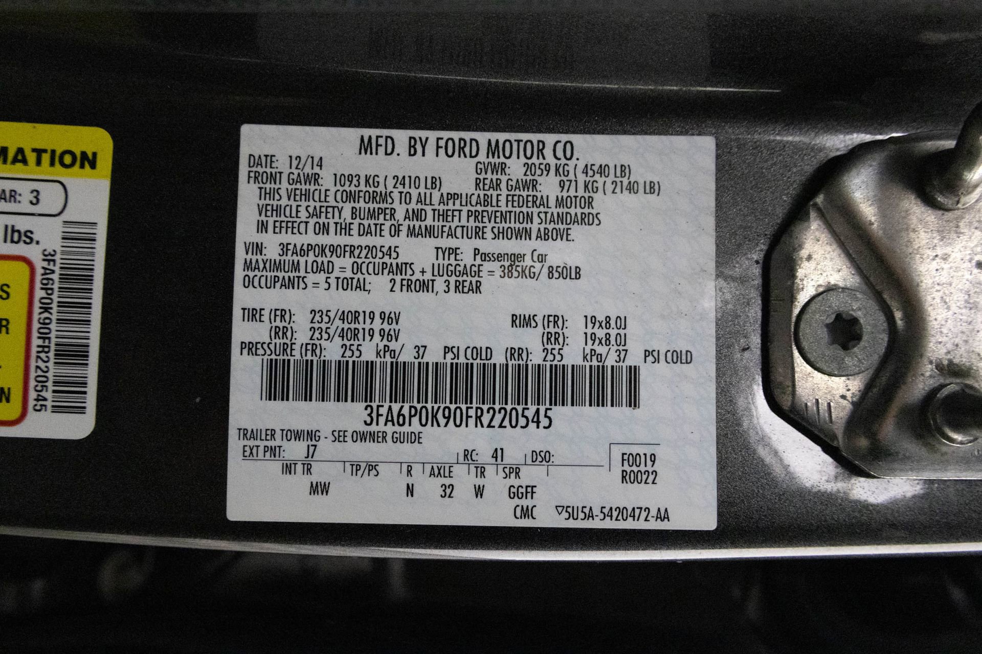 Used 2015 Ford Fusion Titanium image 45