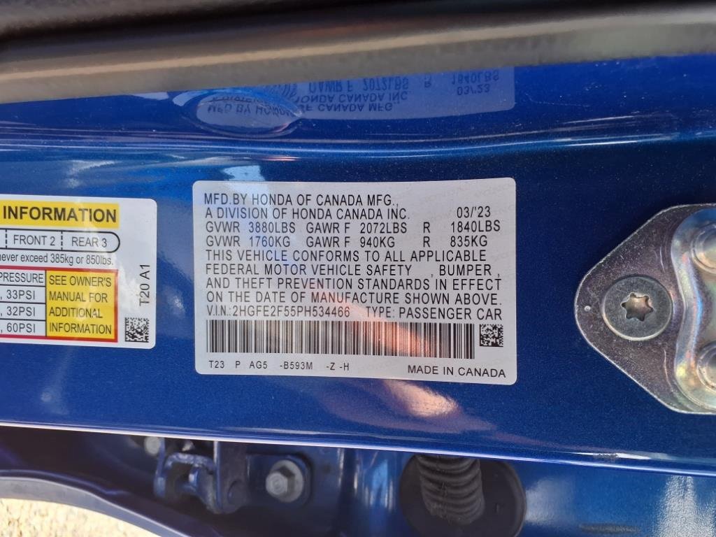 Used 2023 Honda Civic Sport image 30