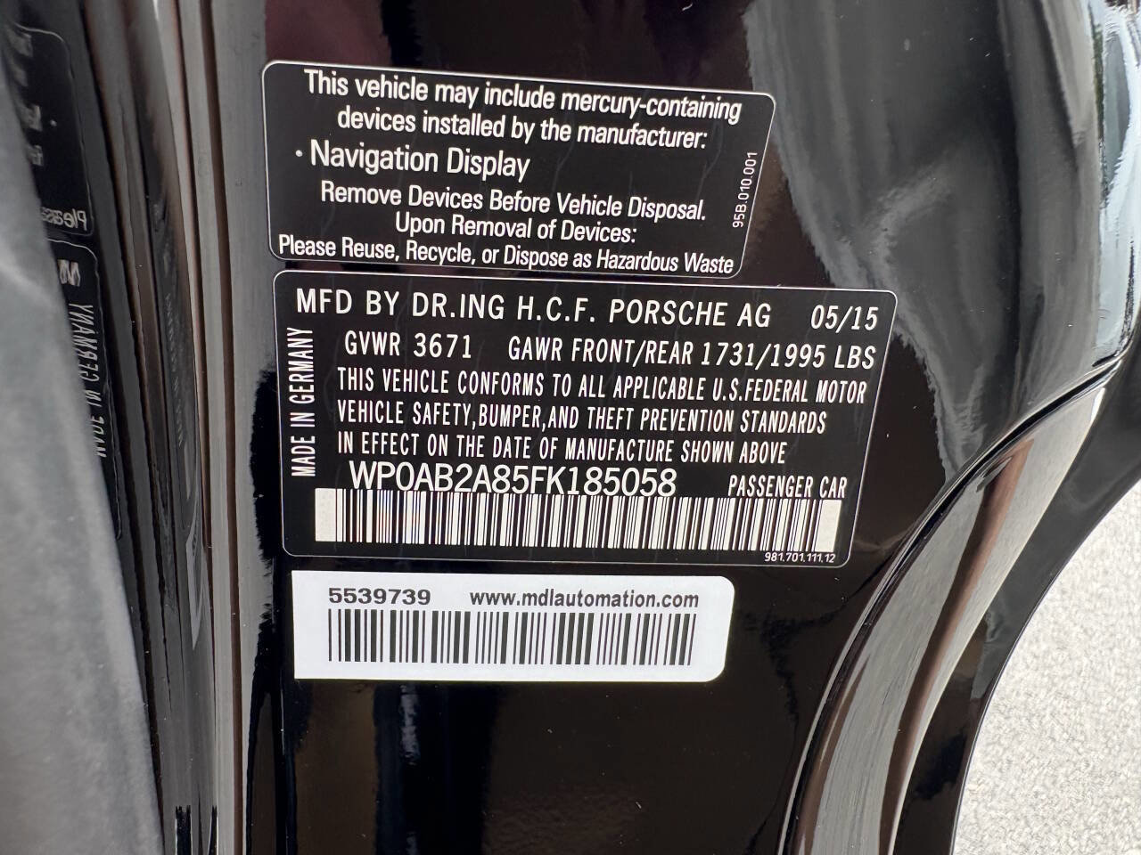 Used 2015 Porsche Cayman S image 21