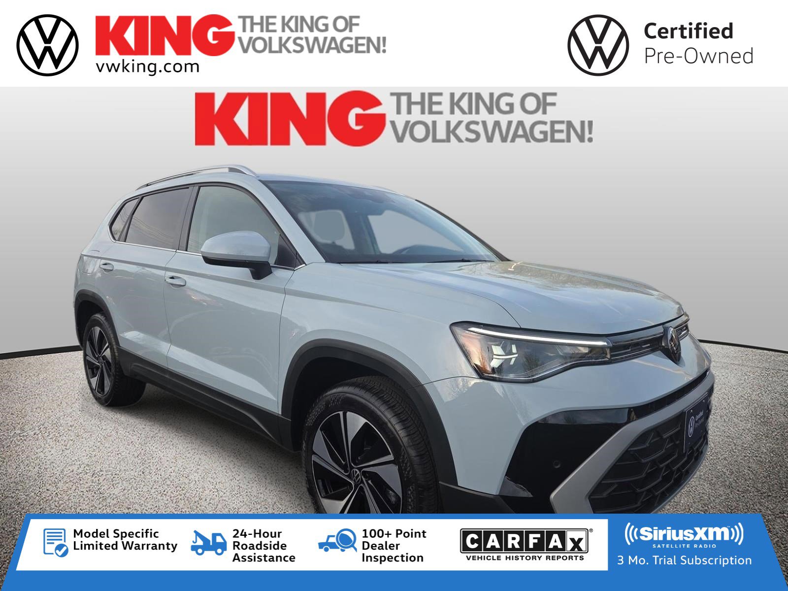 Used 2025 Volkswagen Taos SE w/ Panoramic Sunroof Package