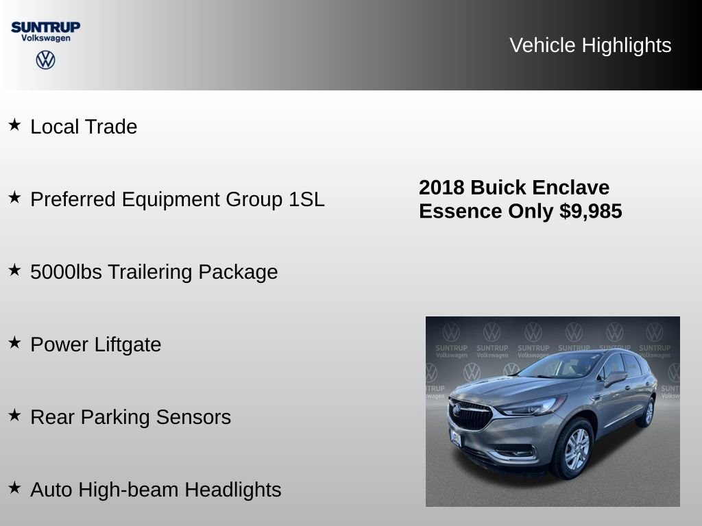 Used 2018 Buick Enclave Essence w/ Trailering Package image 8