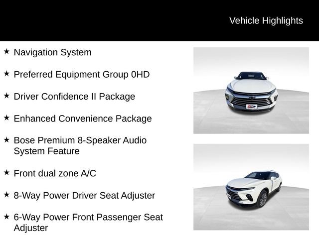 Certified 2024 Chevrolet Blazer Premier w/ Driver Confidence II Package AWD/4WD image 13