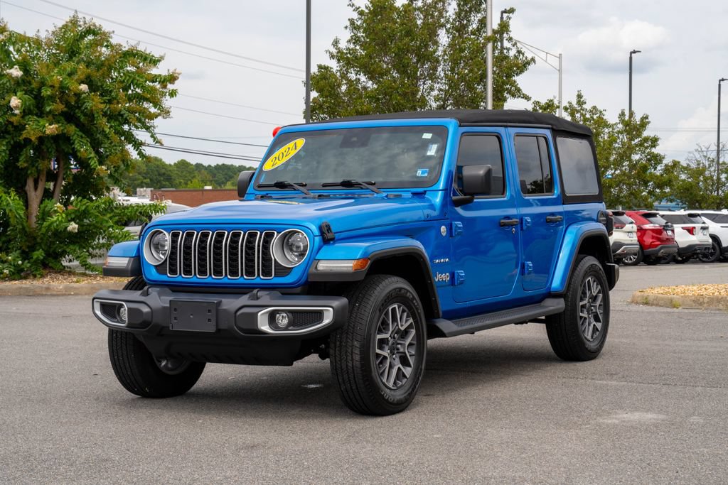 Used 2024 Jeep Wrangler Unlimited Sahara w/ Safety Group AWD/4WD image 3