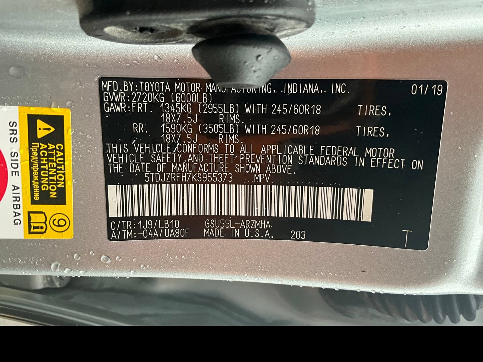 Used 2019 Toyota Highlander XLE AWD/4WD image 19
