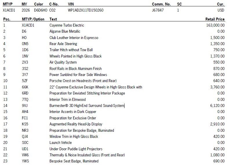 New 2026 Porsche Cayenne Turbo AWD/4WD image 7