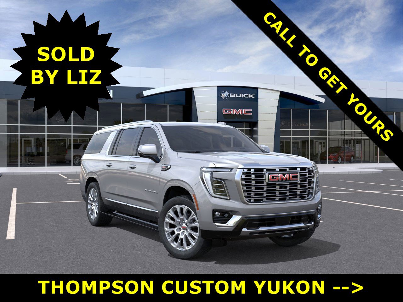 New 2026 GMC Yukon XL Denali w/ Sun & Power Step Package