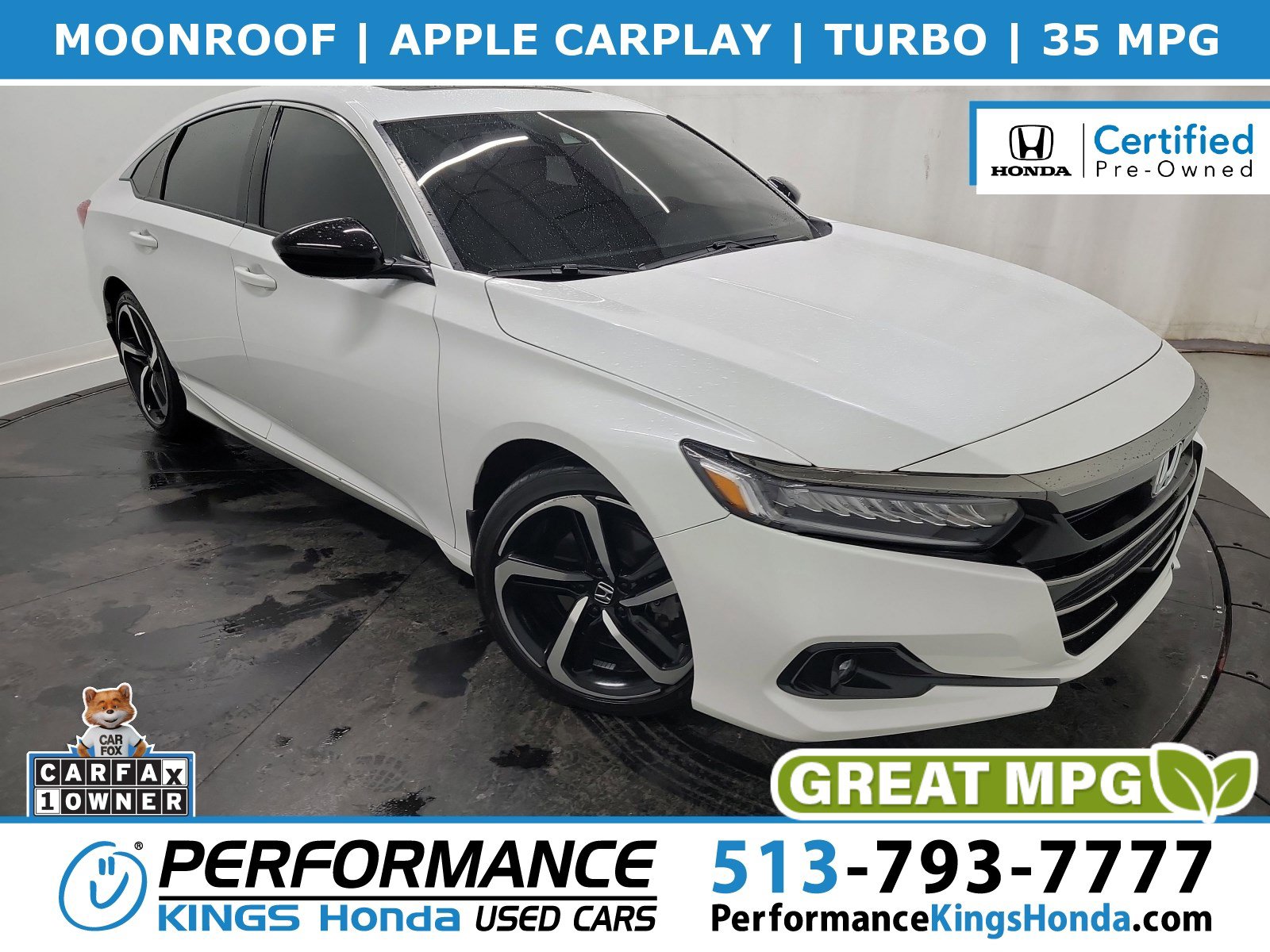 Certified 2022 Honda Accord Sport