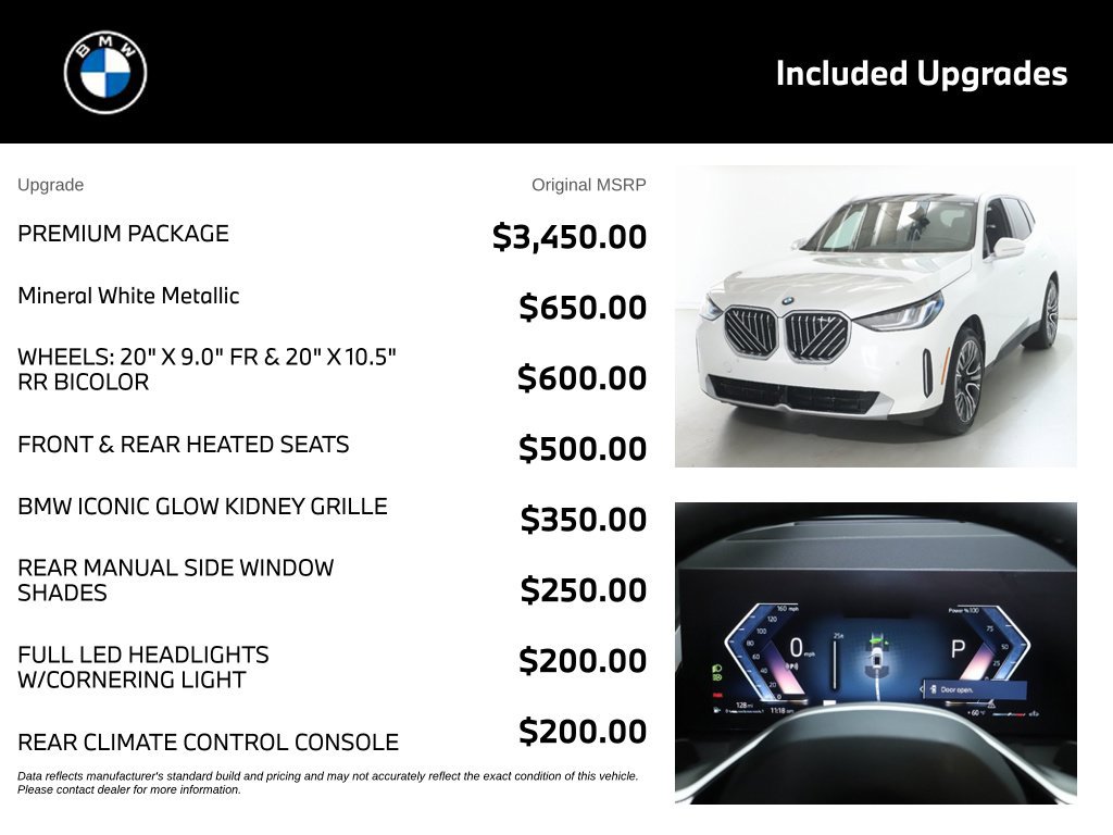 Used 2026 BMW X3 xDrive30i w/ Premium Package AWD/4WD image 4
