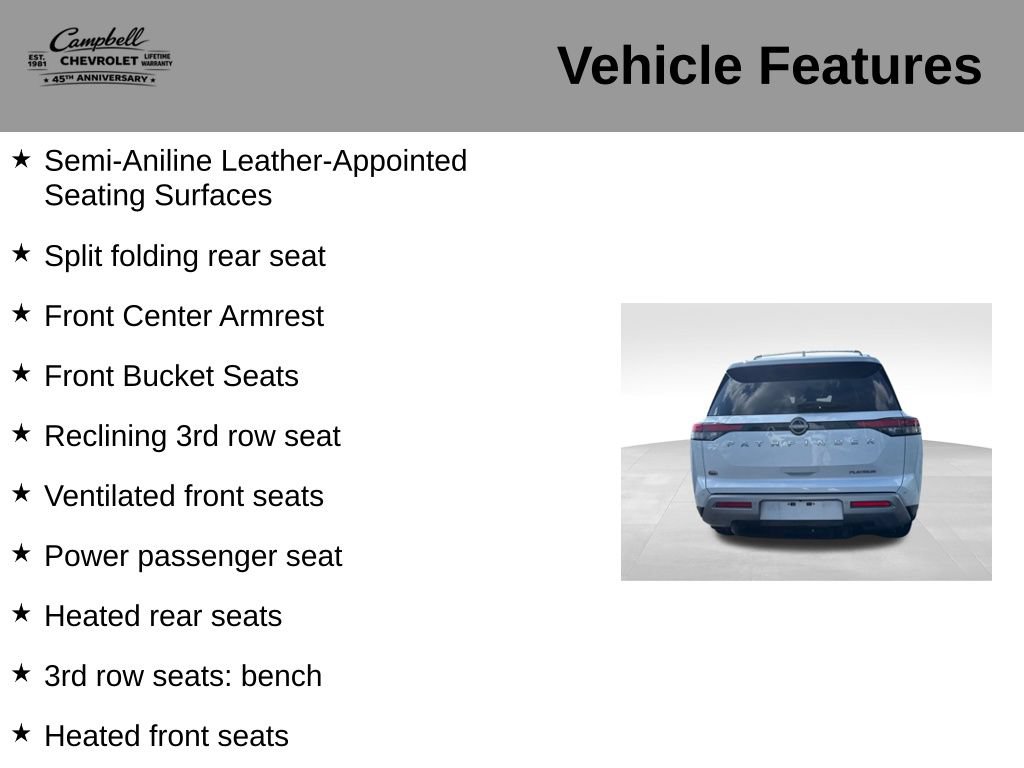 Used 2025 Nissan Pathfinder Platinum FWD image 21