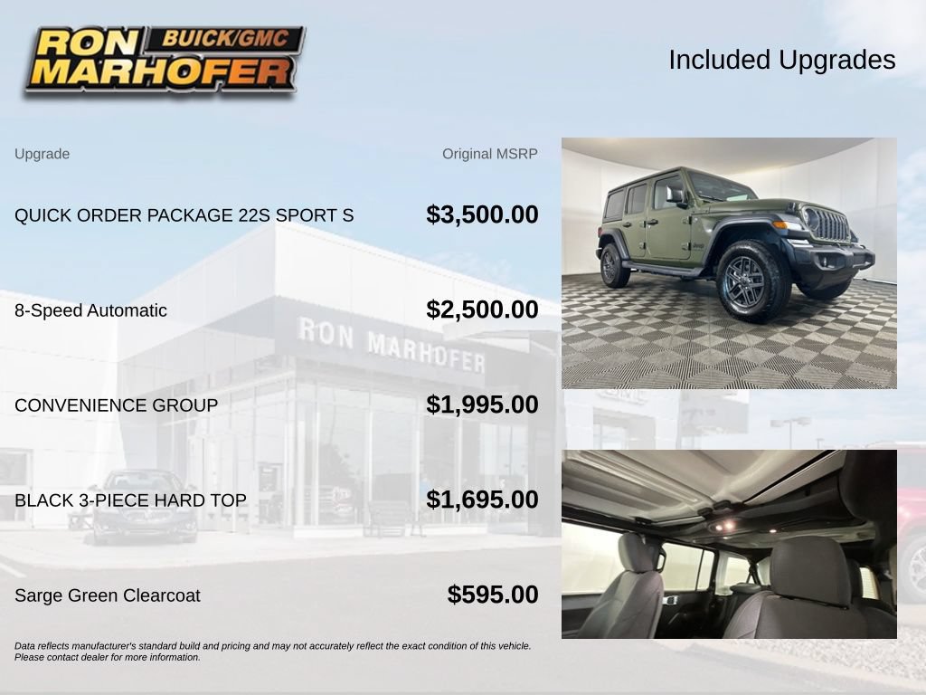 Used 2024 Jeep Wrangler Unlimited Sport AWD/4WD image 6