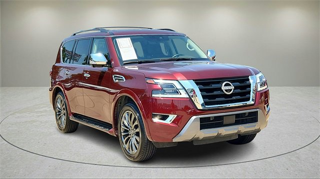 Certified 2023 Nissan Armada Platinum w/ Captain's Chairs Package image 1