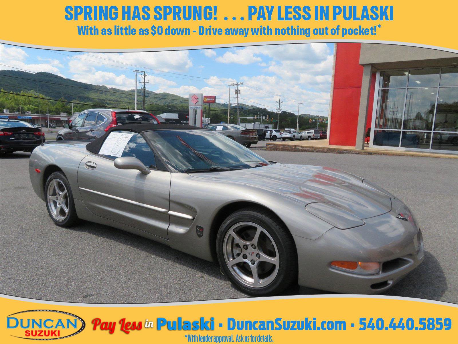 Used 2001 Chevrolet Corvette Convertible w/ Preferred Equipment Group2
