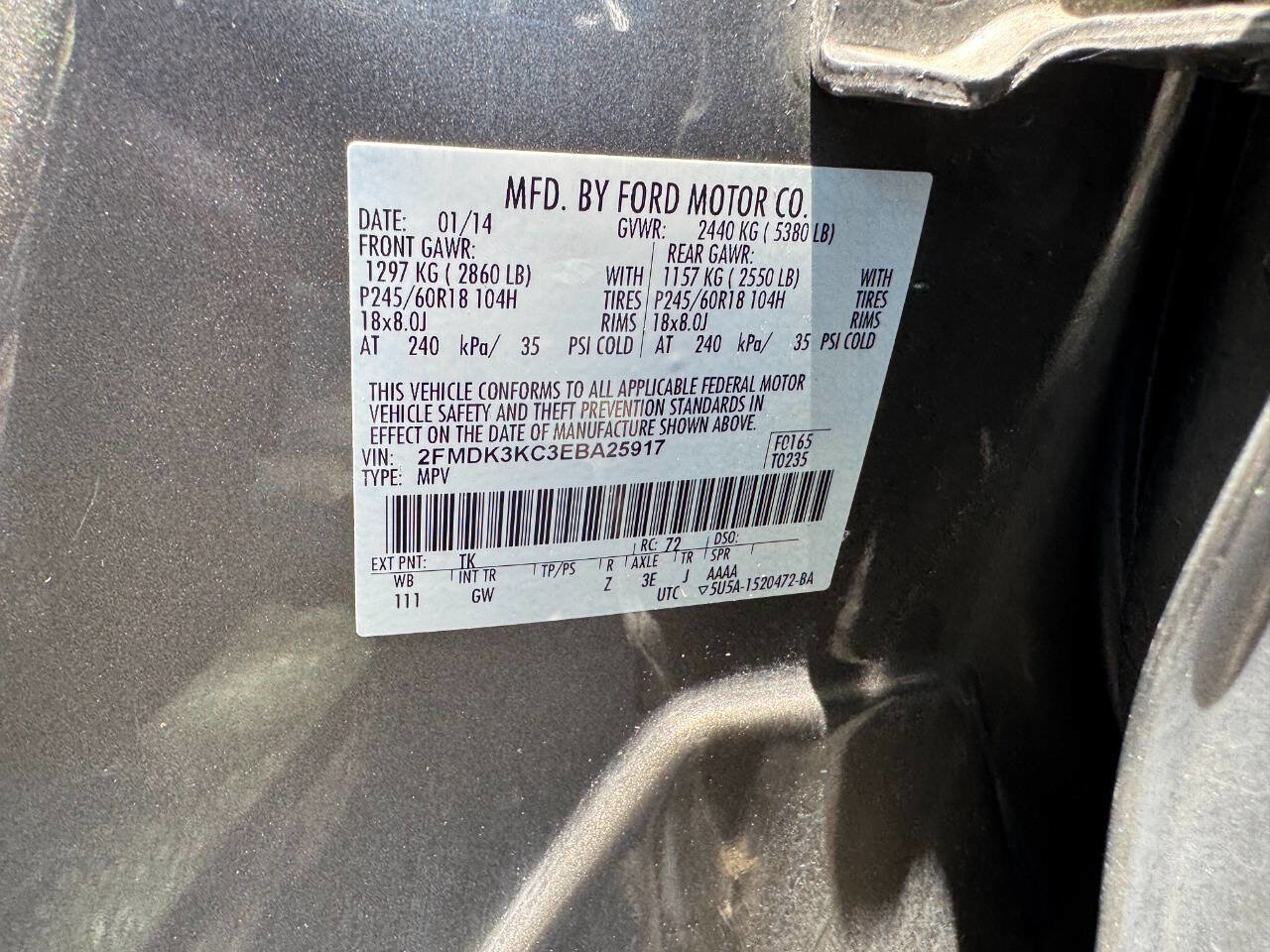 Used 2014 Ford Edge Limited FWD image 52
