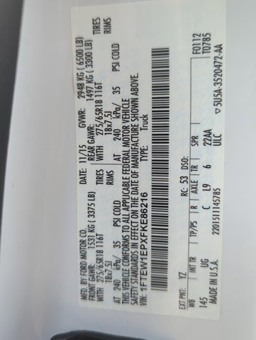 Used 2015 Ford F150 XLT w/ Equipment Group 302A Luxury image 27