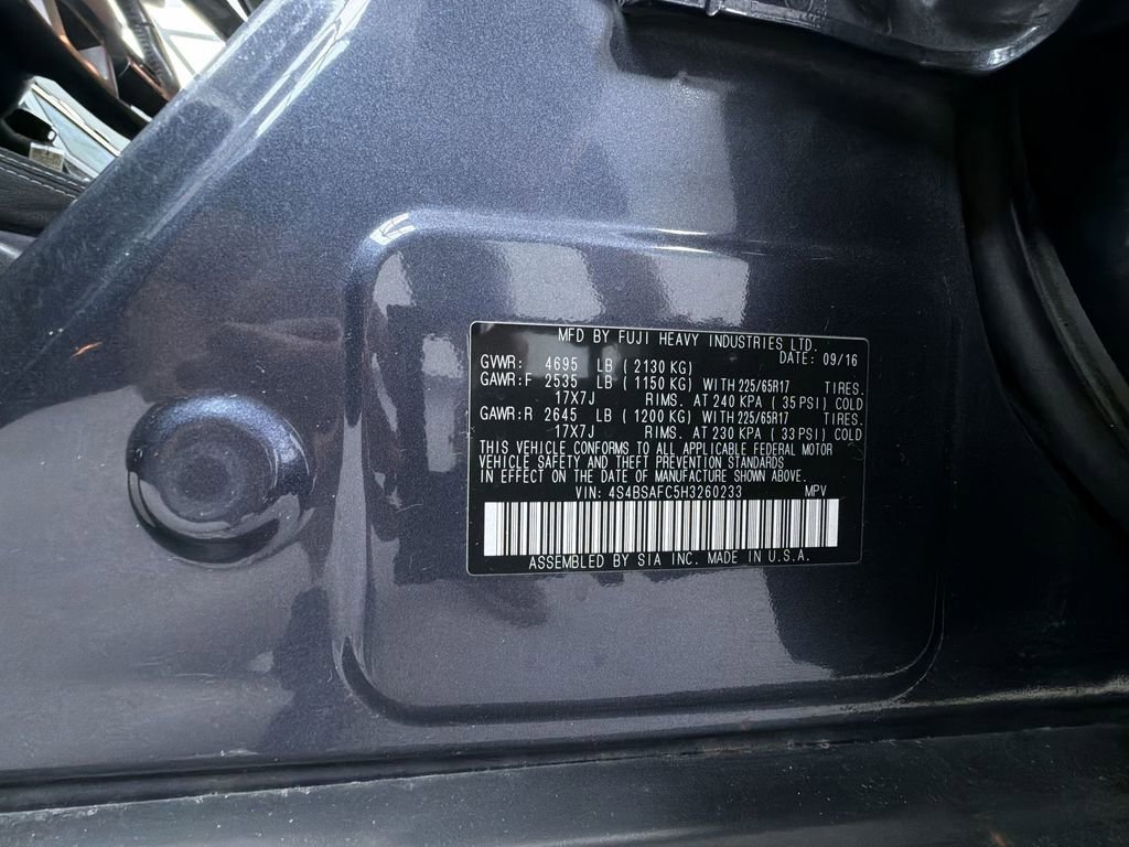 Used 2017 Subaru Outback 2.5i Premium image 16