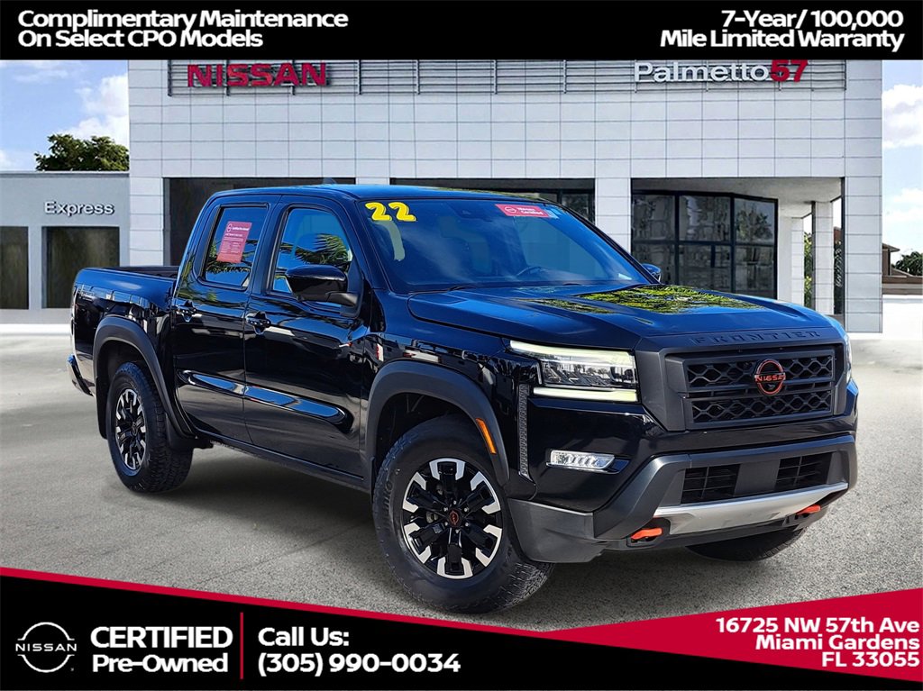 Certified 2022 Nissan Frontier Pro-X