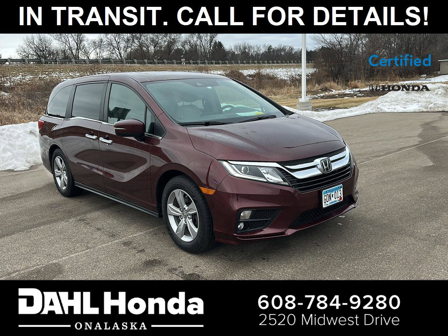 Used 2019 Honda Odyssey EX-L