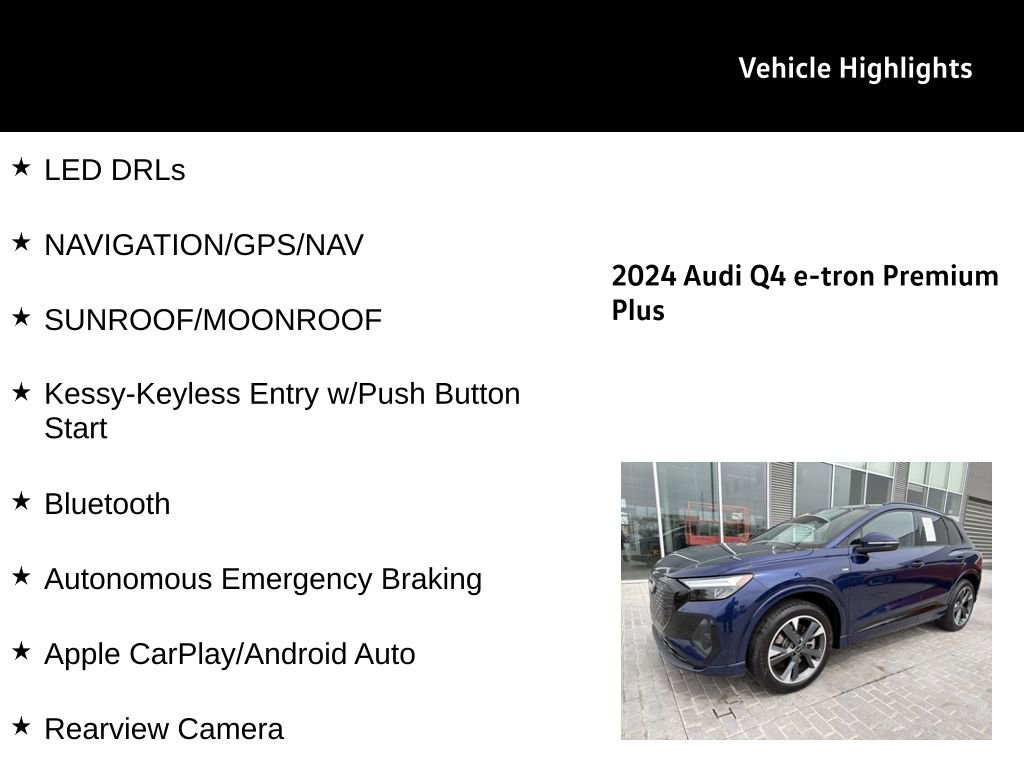 Used 2024 Audi Q4 e-tron Premium Plus w/ Premium Plus image 20