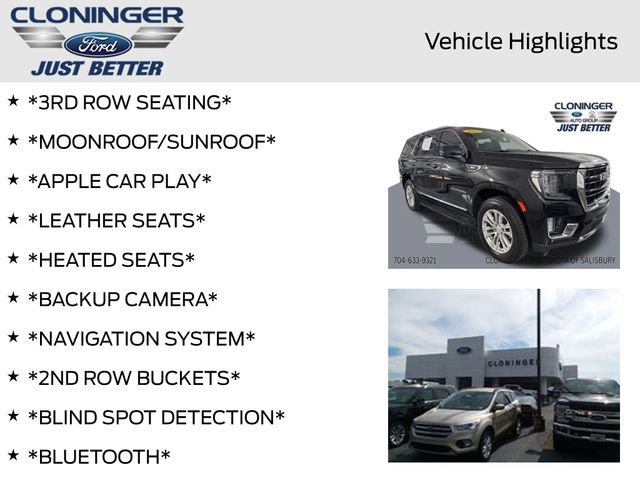 Used 2021 GMC Yukon SLT w/ SLT Luxury Plus Package image 4