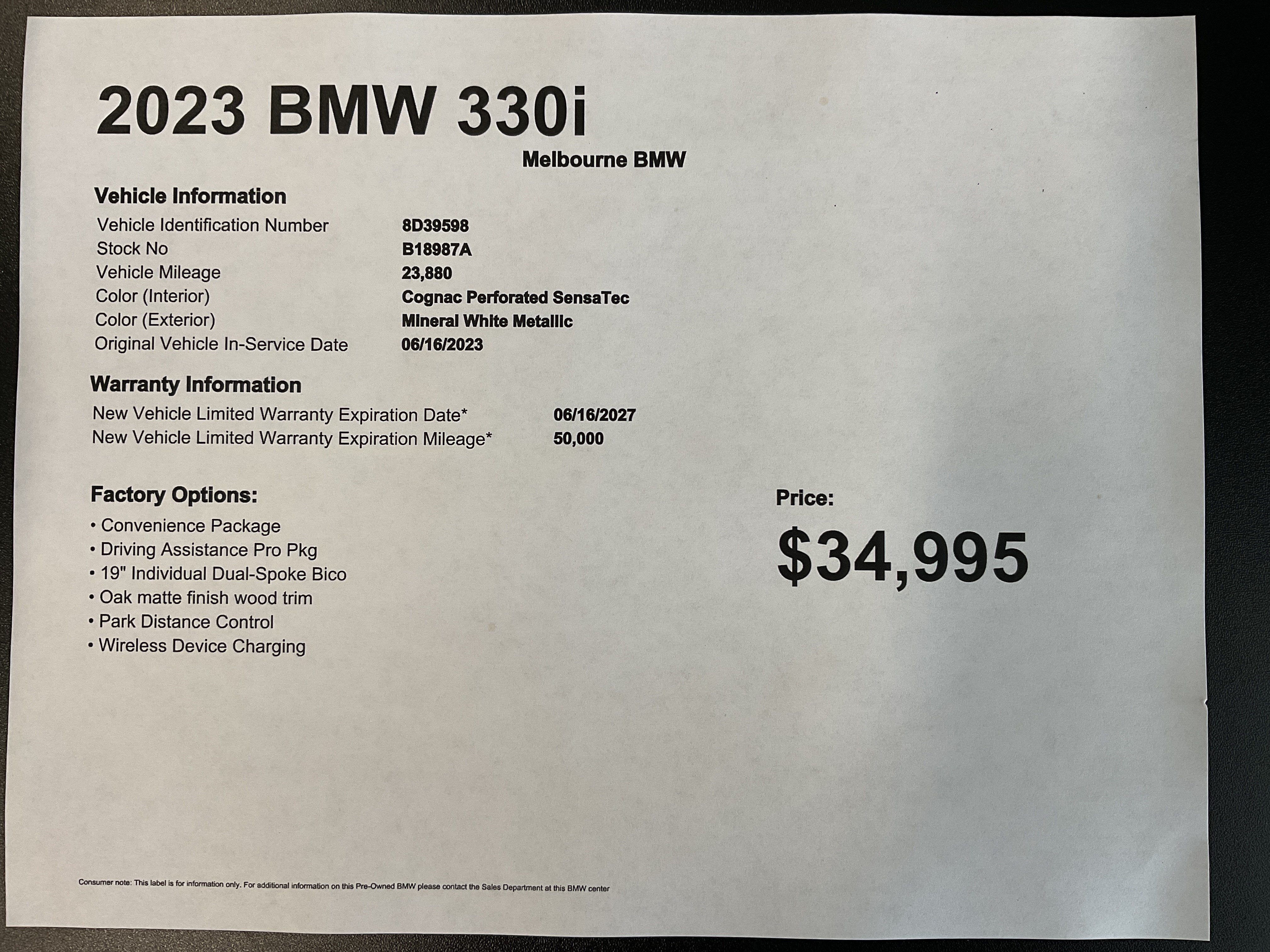 Used 2023 BMW 330i Sedan RWD image 36
