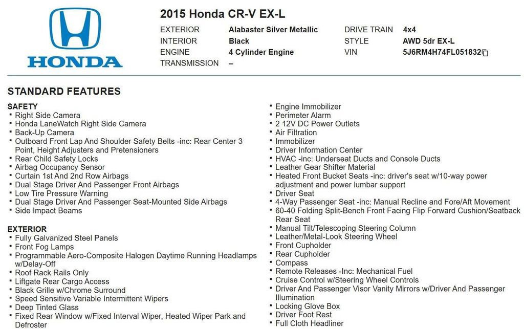 Used 2015 Honda CR-V EX-L image 17