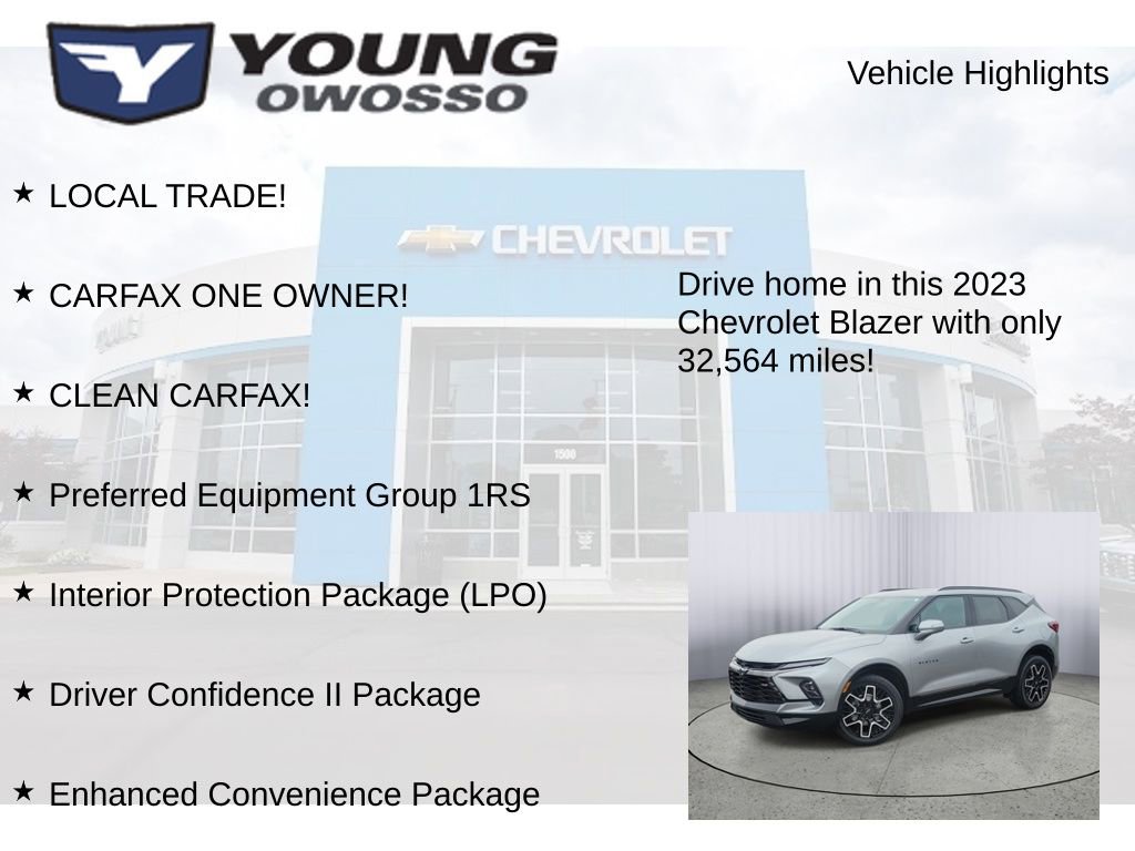 Used 2023 Chevrolet Blazer RS w/ Driver Confidence II Package AWD/4WD image 8