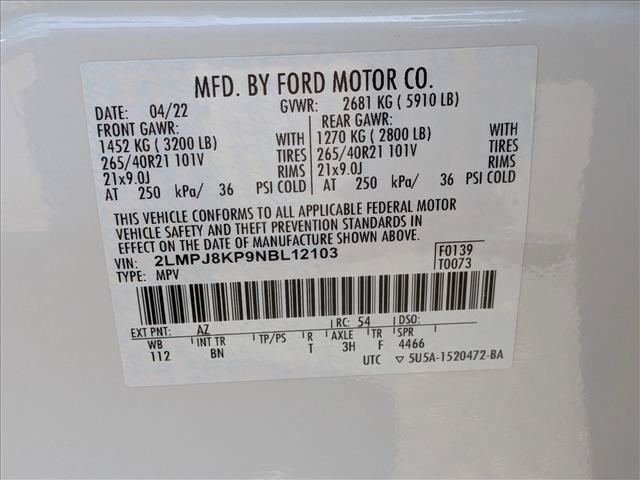Used 2022 Lincoln Nautilus Reserve AWD/4WD image 26