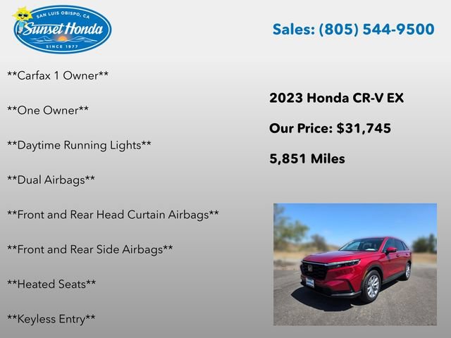 Certified 2023 Honda CR-V EX image 10