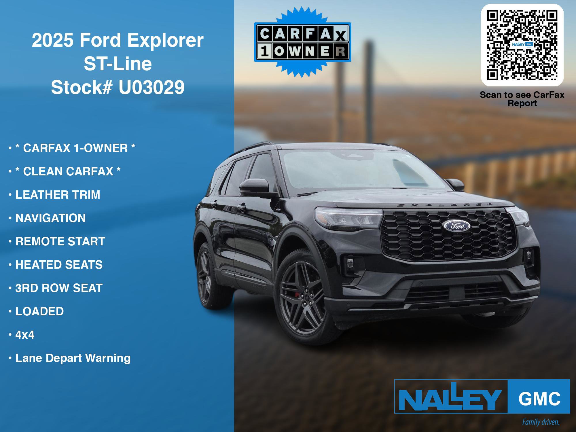 Used 2025 Ford Explorer ST-Line w/ ST-Line Street Pack AWD/4WD image 7