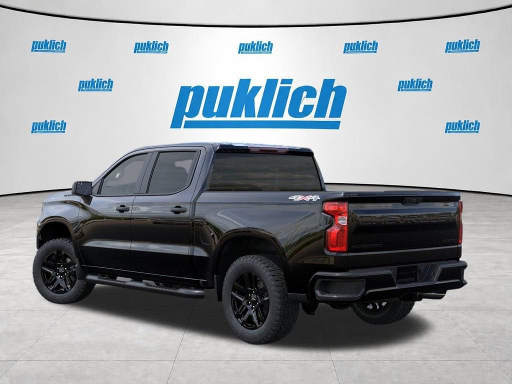 New 2026 Chevrolet Silverado 1500 Custom w/ Turbomax Blackout Package AWD/4WD image 3