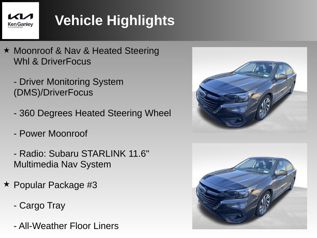 Used 2024 Subaru Legacy Limited w/ Popular Package #3 AWD/4WD image 2