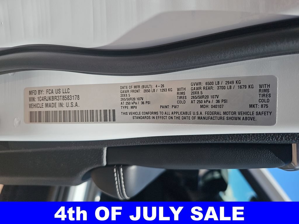 New 2026 Jeep Grand Cherokee L Limited w/ Limited Altitude Package AWD/4WD image 44