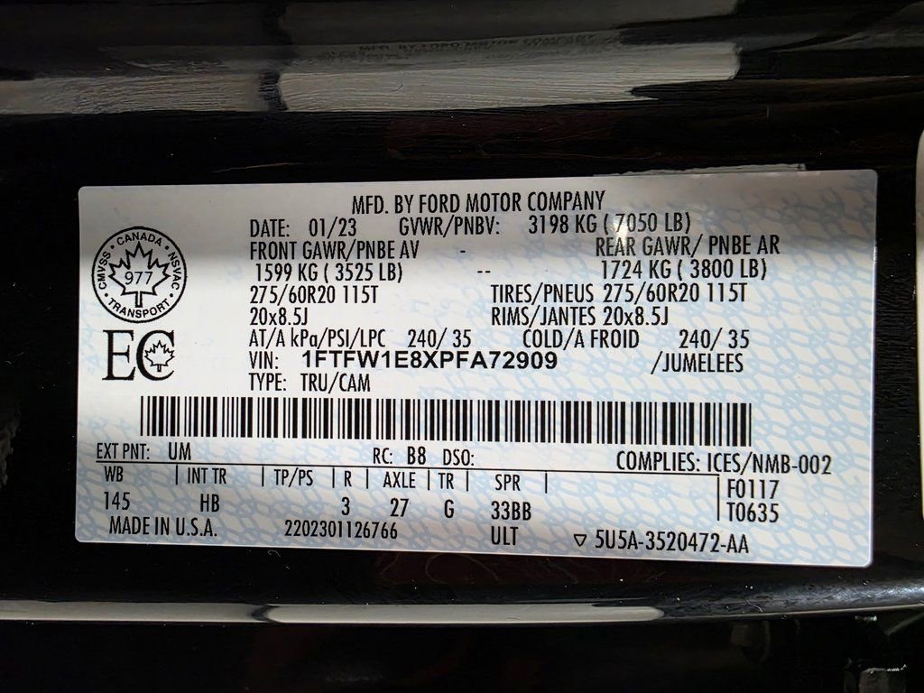 Used 2023 Ford F150 Lariat w/ Equipment Group 502A High image 50