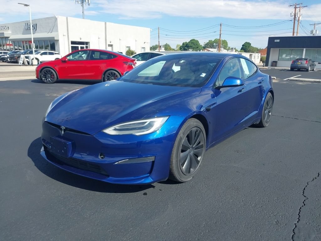 Used 2021 Tesla Model S Plaid AWD/4WD image 3
