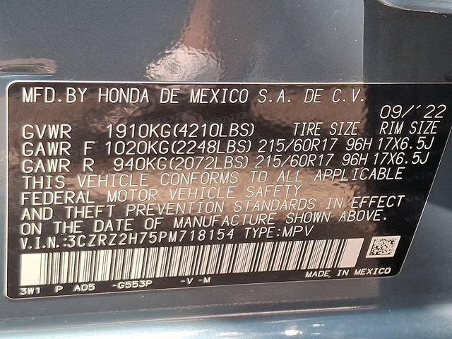 Used 2023 Honda HR-V EX-L image 28