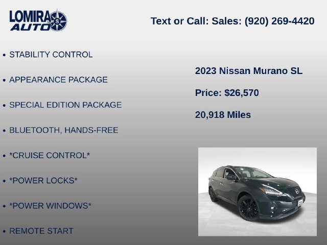 Used 2023 Nissan Murano SL AWD/4WD image 8
