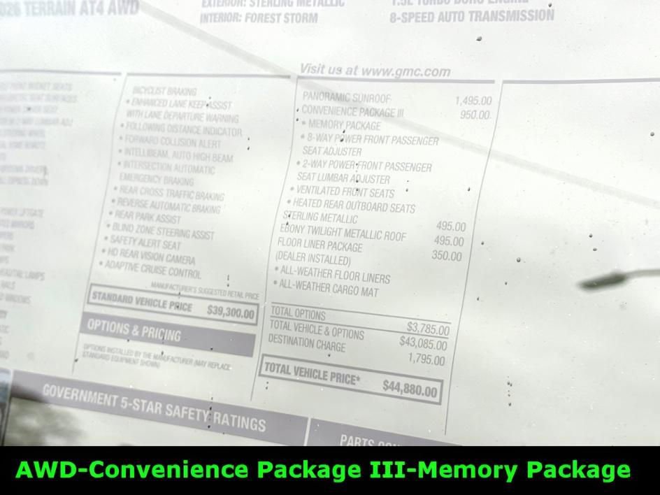 New 2026 GMC Terrain AT4 w/ Convenience Package III image 6