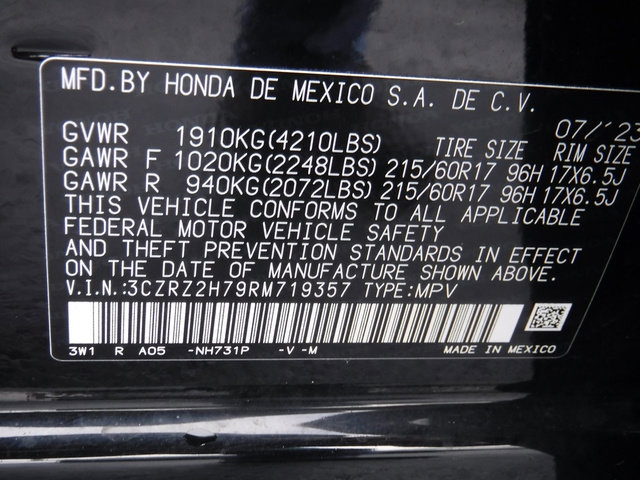 Certified 2024 Honda HR-V EX-L image 39