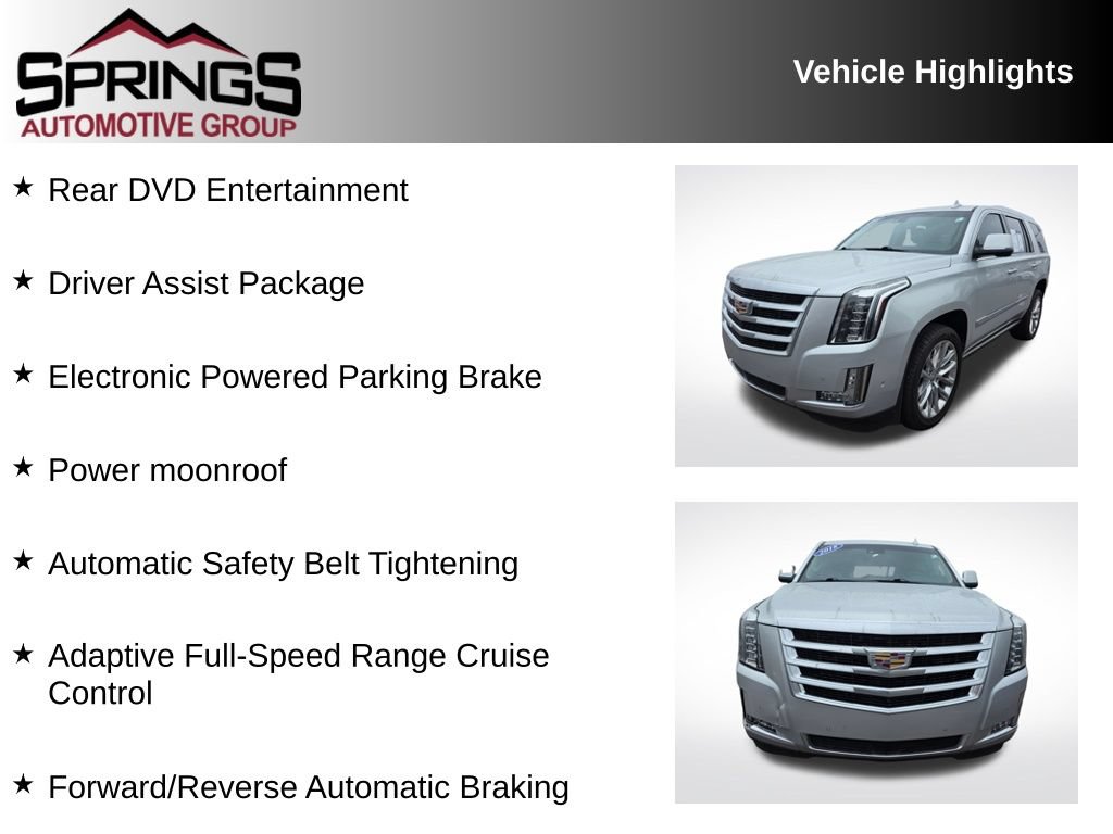 Used 2018 Cadillac Escalade Premium Luxury AWD/4WD video 2