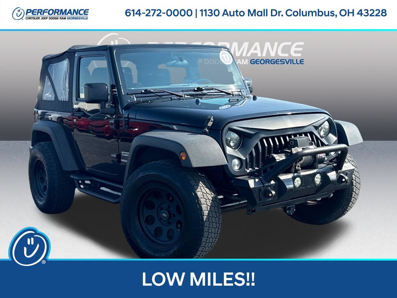 Used 2017 Jeep Wrangler Sport w/ Quick Order Package 24S