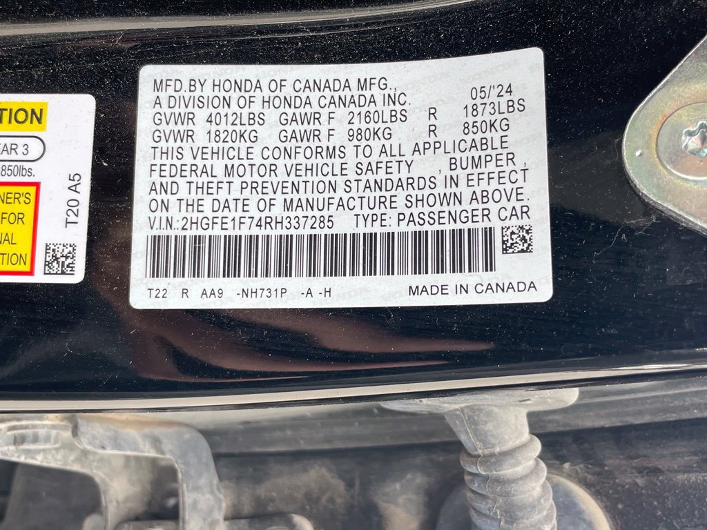 Used 2024 Honda Civic EX image 10