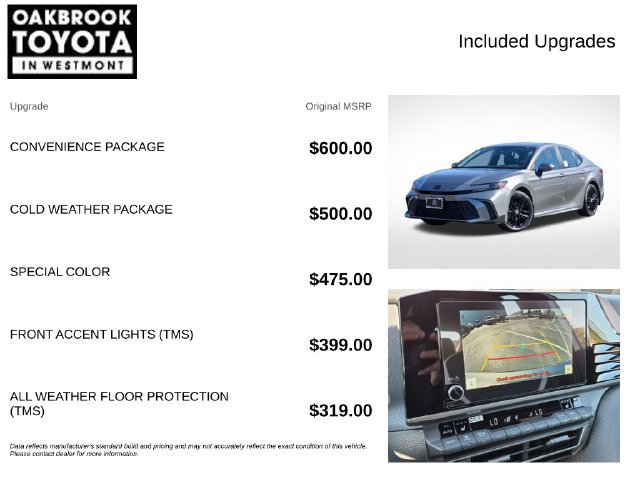 New 2026 Toyota Camry SE w/ Convenience Package AWD/4WD image 4