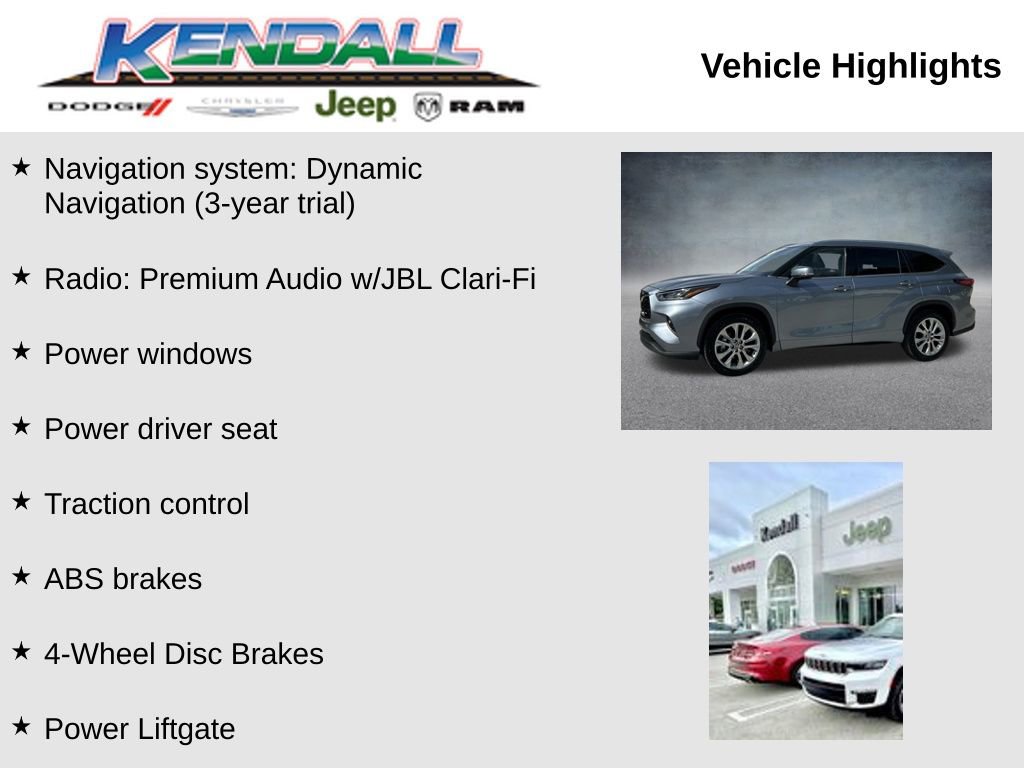 Used 2021 Toyota Highlander Limited image 2