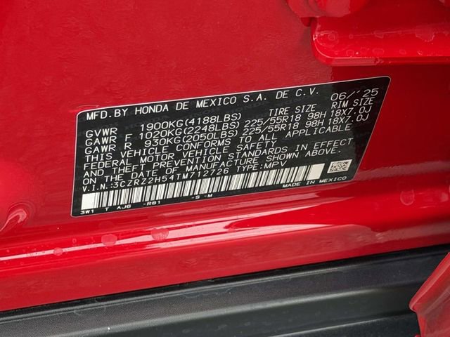 Certified 2026 Honda HR-V Sport image 22