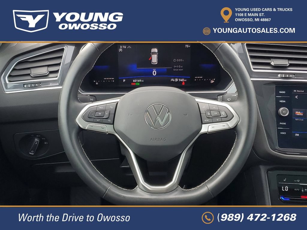 Used 2022 Volkswagen Tiguan SE w/ Panoramic Sunroof Package AWD/4WD image 24
