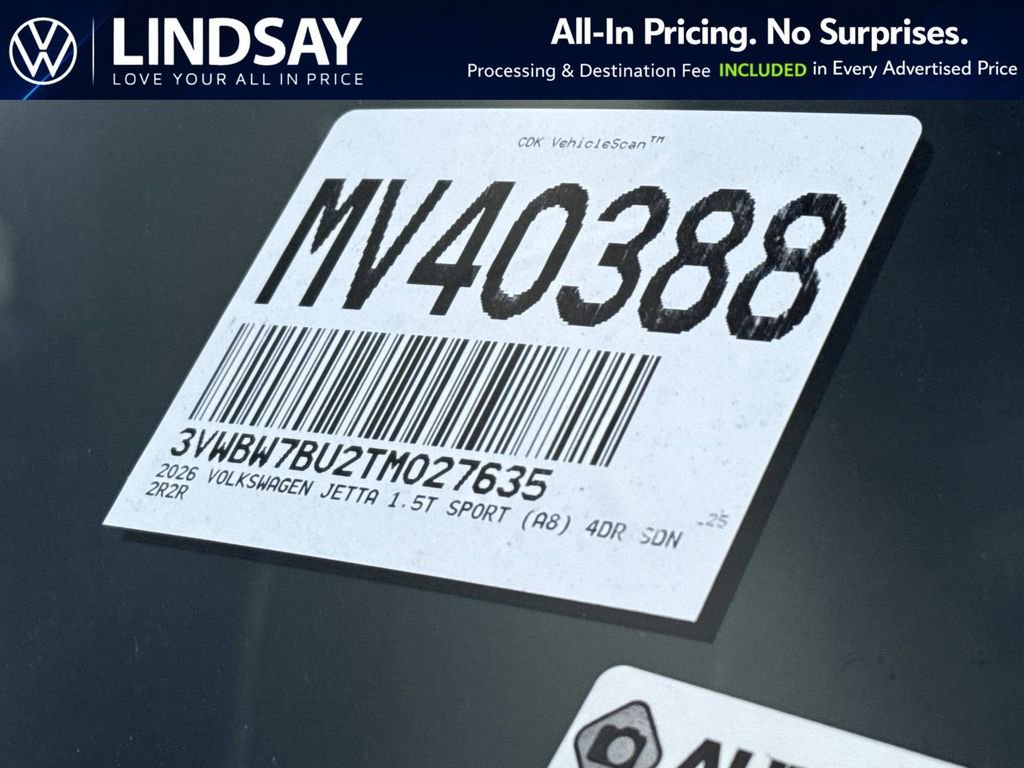 New 2026 Volkswagen Jetta Sport image 21