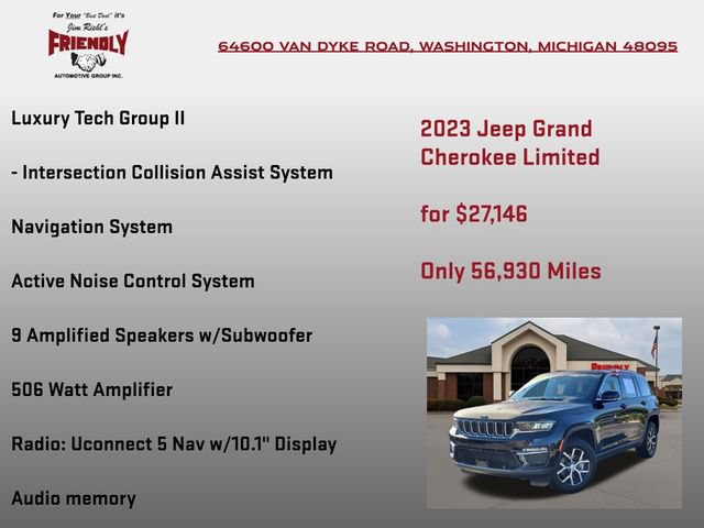 Used 2023 Jeep Grand Cherokee Limited w/ Luxury Tech Group II AWD/4WD image 15