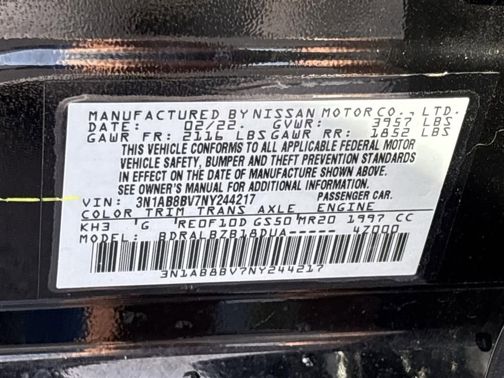 Used 2022 Nissan Sentra S image 21