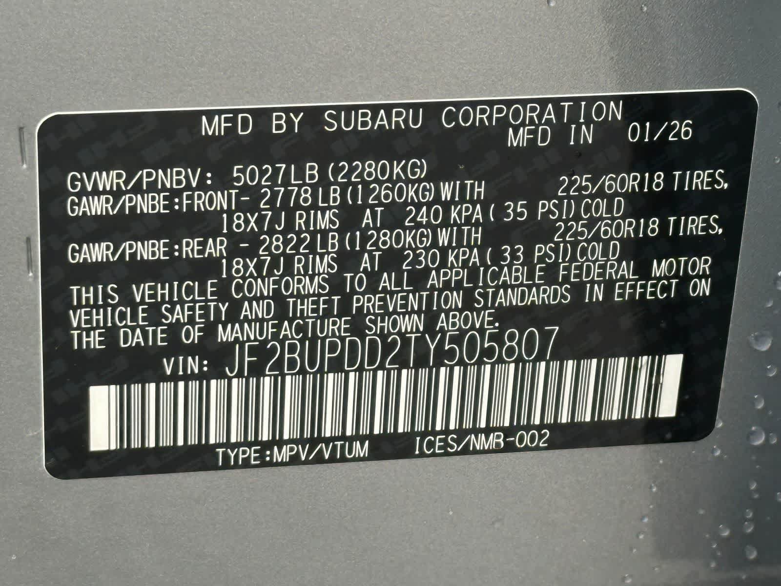 New 2026 Subaru Outback Limited AWD/4WD image 29
